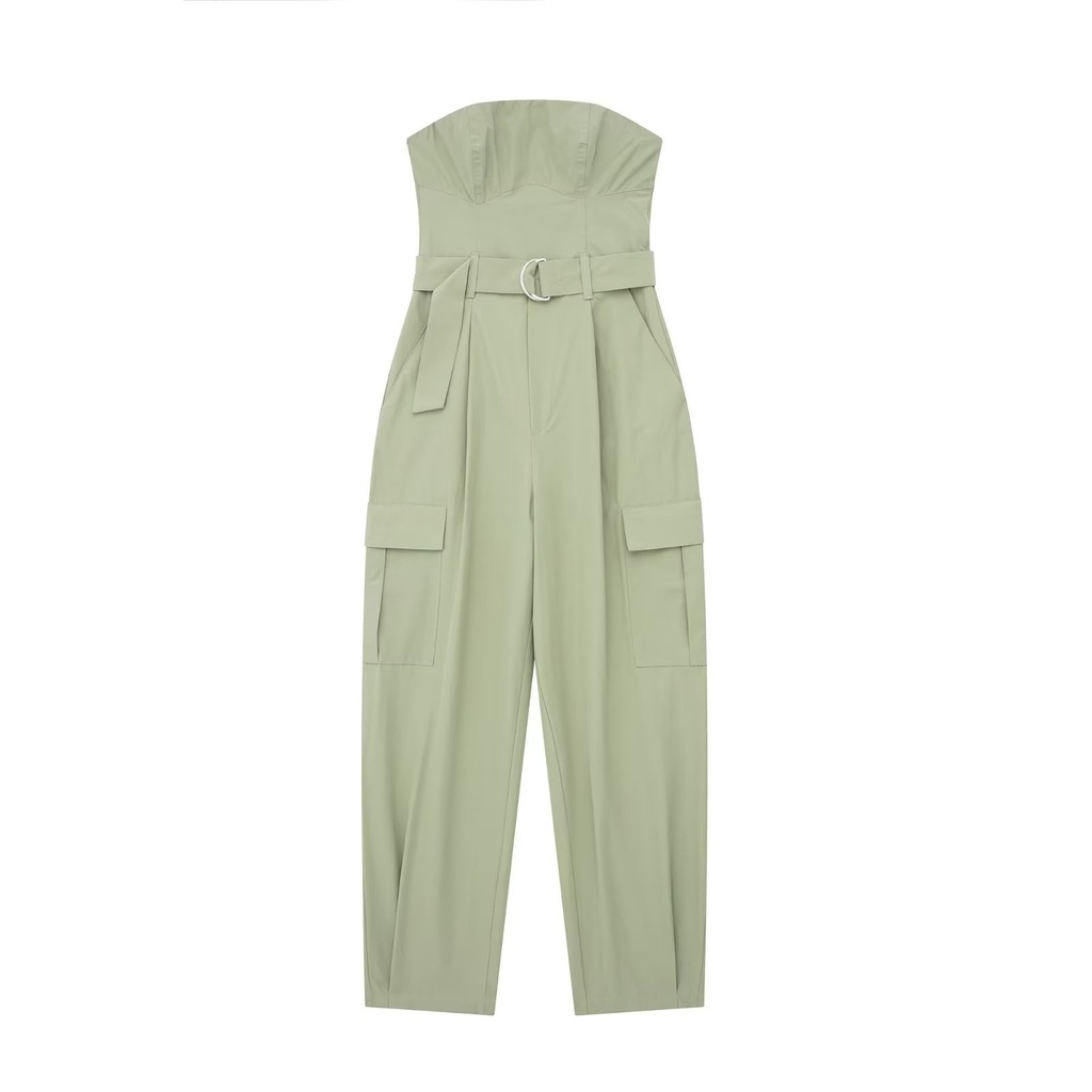 Women's Fashion Tube Top Overalls