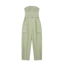 Women's Fashion Tube Top Overalls