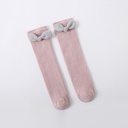 Girls Casual Fashion Long Tube Solid Color Socks