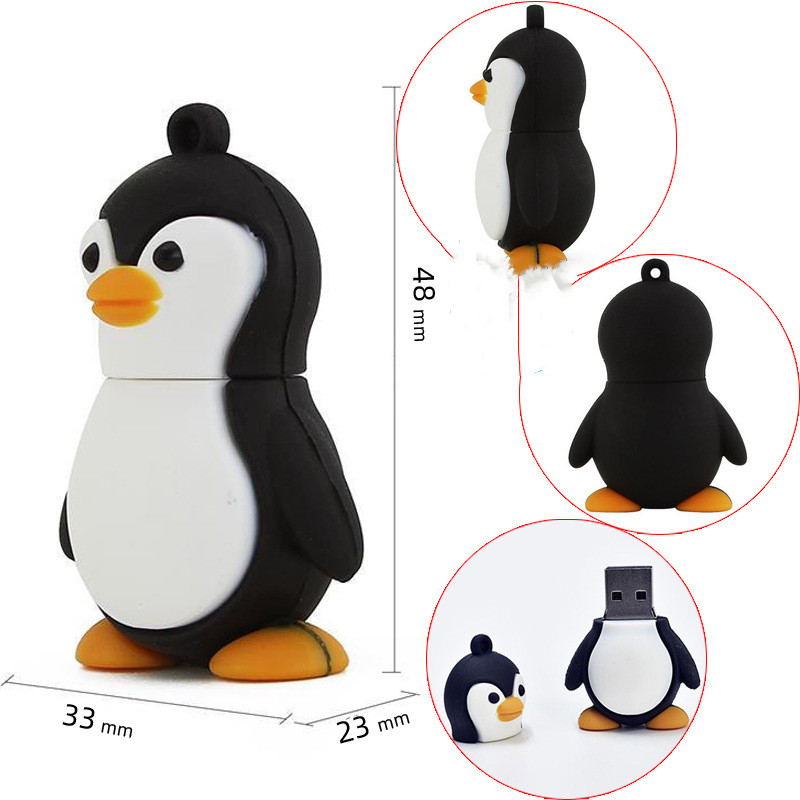 Cartoon Penguin USB Drive 30