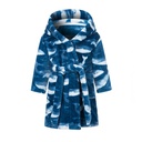 Children's Bathrobes Hooded Flannel Cartoon Nightgown