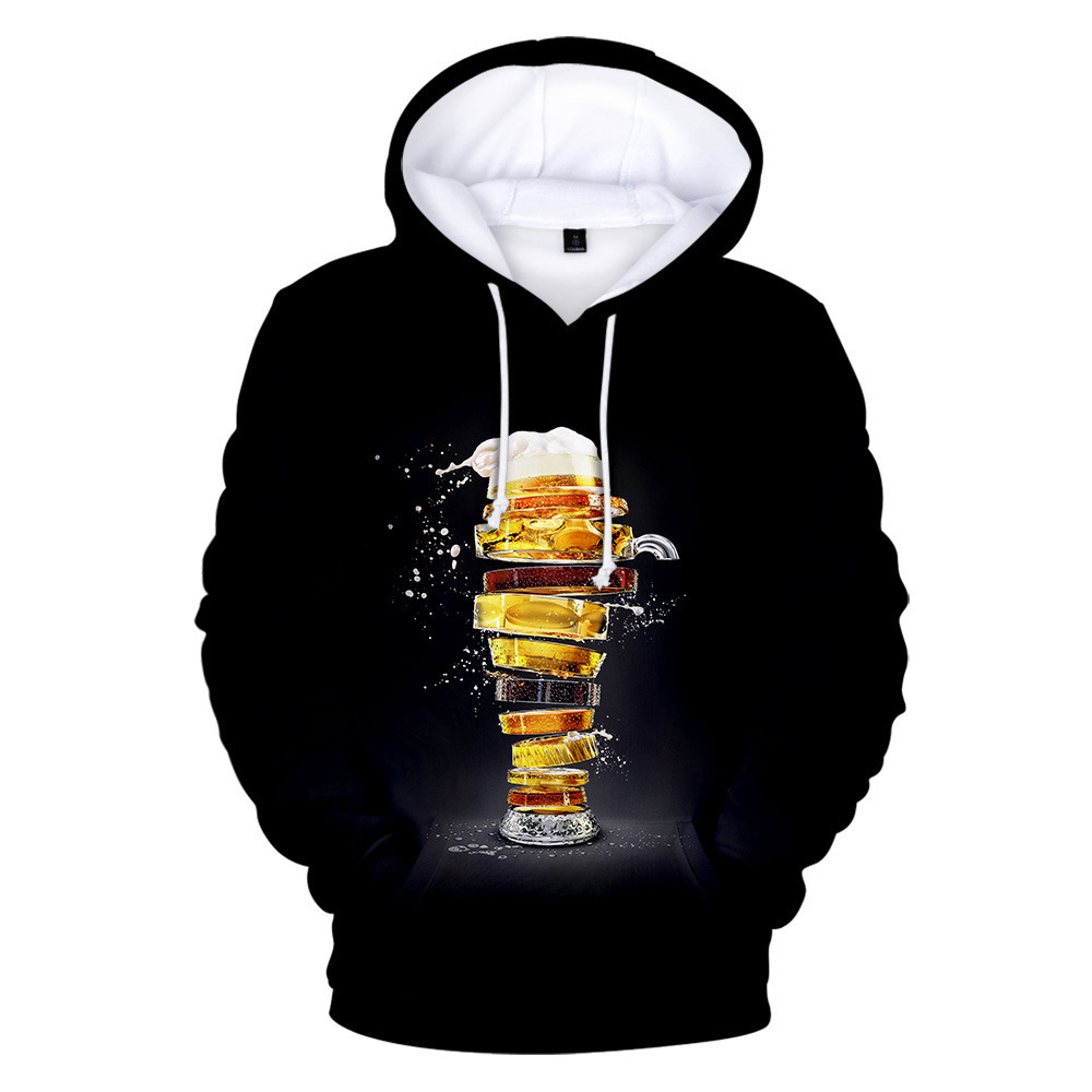 Printed Children's Casual Trendy Hooded Sweater