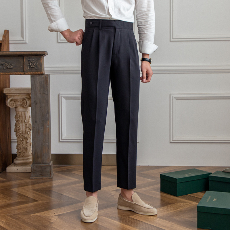 Retro Designer Niche Trendy Suit Pants