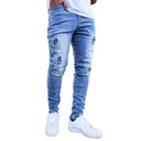Fashion Trendy Splash-ink Skinny Men's Jeans