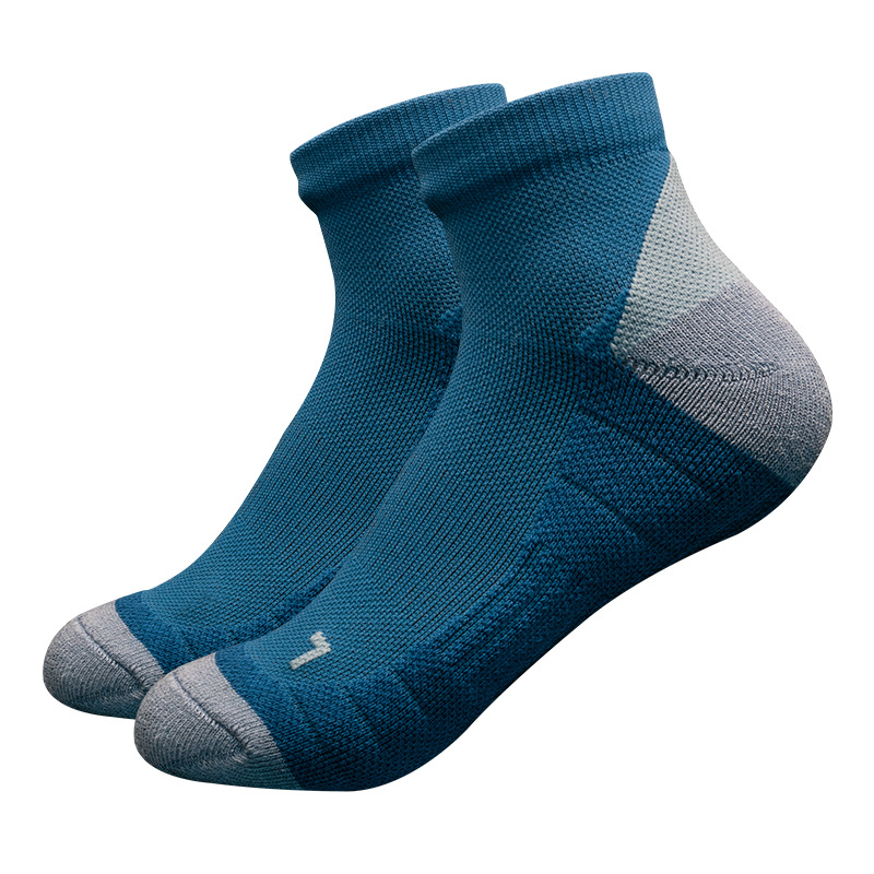 Professional Badminton Socks Color Matching Sports Left And Right Feet Non-slip
