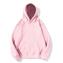 Solid Color Hoodie Men's Basic Style Plus Size Long-sleeved Hooded Sweater