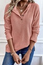 Women's Minimalist European And American Style Button Up Sweater