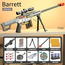 2024 Small Sniper Rifle Manual Loading Launchable Shell Ejection Soft Bullet Toy Gun Children And Boys Toys