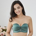 Strapless Plus Size Bra Non-slip No Steel Ring Invisible Tube Top Plus Size Underwear