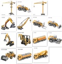 Simulation Alloy Car Model Engineering Excavator Set Toy