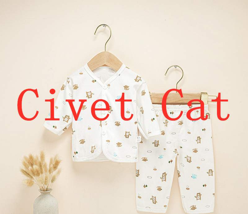 Children's Wear Spring And Autumn Baby Cotton Underwear Set