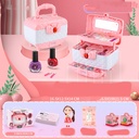 Children's Cosmetics Set Non-toxic Girl Simulation Toy Makeup Box Princess Washable