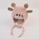 Autumn and winter ear protection baby woolen hat
