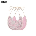 Cute floral baby saliva towel