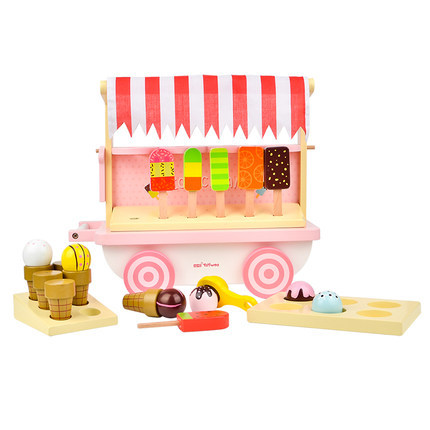 Play House Toy Ice Cream Truck Girl Ice Cream Ice Cream Set Simulation Car