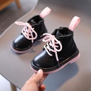 Children's Velvet Cotton Shoes Boy Martin Boots