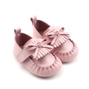 Leather Tassel Bow Peas Shoes British Style