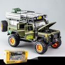 Alloy car model sound and light pull back off-road vehicle
