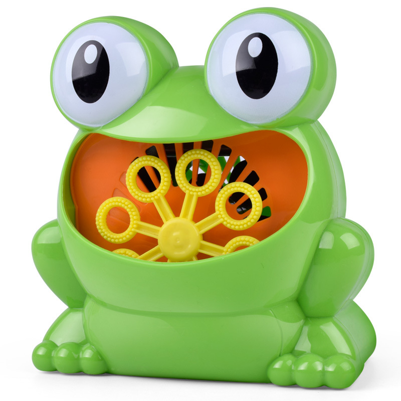 Frog bubble machine automatic bubbling toy