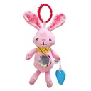 Bed bell plush fabric rattle
