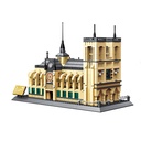 Assembled building block toys