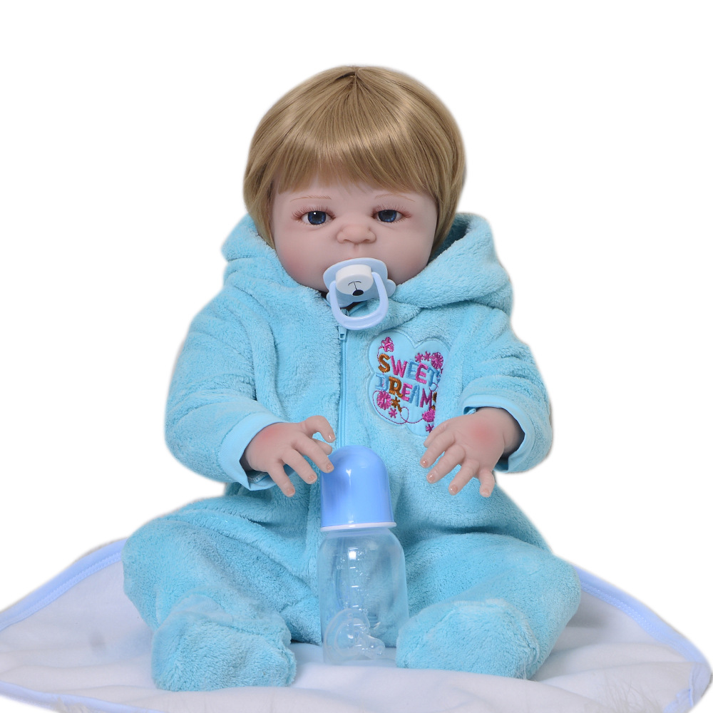 Simulation Baby Boy Vinyl Rebirth Doll