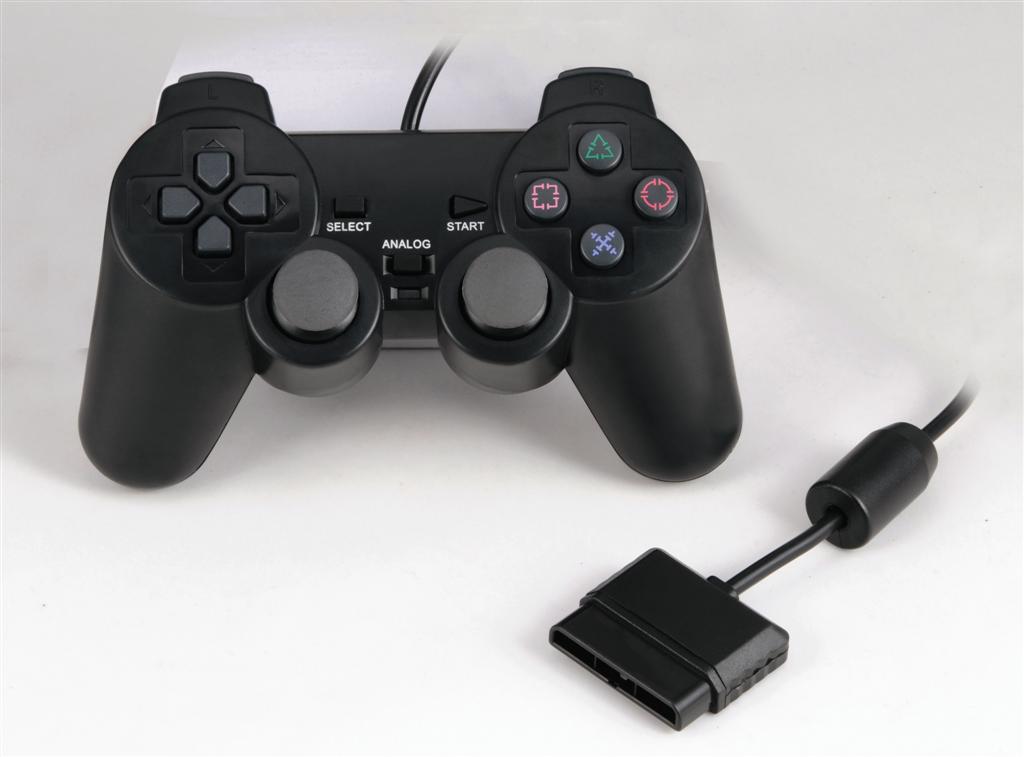 وحدة تحكم ألعاب سلكية لجهاز PS2