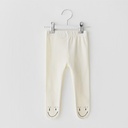 Cartoon smiling face cotton leggings