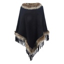 Mao Mao Yu Foreign Trade Knitted Tassel Cloak For Women