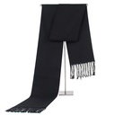 Solid Color Men's Scarf Faux Cashmere Tassel