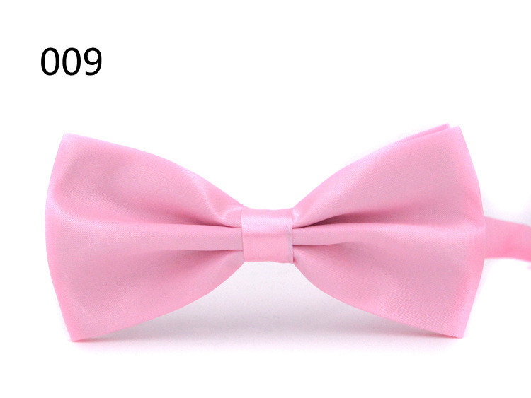 Bright Casual Men's Solid Color Bow Tie
