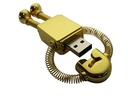 ذاكرة فلاش USB بتصميم روبوت معدني