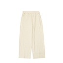 Twill Solid Color Sports Casual Sweatpants Wide Leg