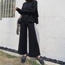 Fashion Knitted Sweater Loose Two Piece Set Women