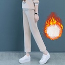 Two Piece Gold Velvet Sports Suit Casual Wear