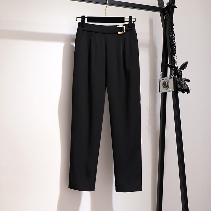 Temperament Goddess Fan Shirt Two-piece Suit