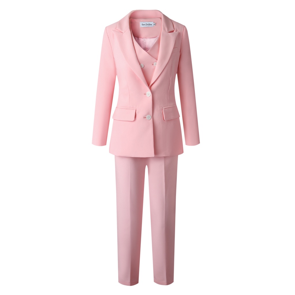 Fashion Temperament Suit Suit Women Jacket Three-piece Vest