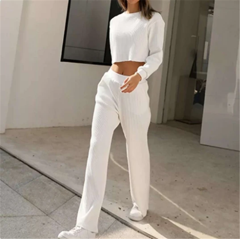 Women's Casual Sweatshirt Jacket Sports Suit