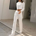 Women's Casual Sweatshirt Jacket Sports Suit