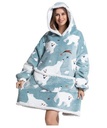 Hooded Pajamas TV Blankets Outdoor Warm Clothing