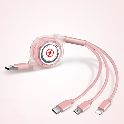 Telescopic charging cable