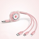 Telescopic charging cable