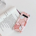 Electroplated mosaic marbled case