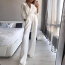 جمبسوت نسائي لفصل الربيع بلون سادة بتصميم ضيق وعصري
