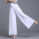 New Style Draped Pleated High Waisted Loose Casual Pants Fat Leg Pants