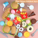 Children's Hamburger Play House Toy DIY Assembly Simulation