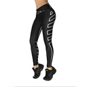Women's Black Rectangular Print Cropped Pants