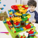 Race Run DIY Small Block Compatible City Building Blocks Funnel Slide