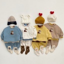 A children's set with a cute bear design, featuring an attractive and stylish look 