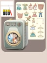 Mini Cleaning Toy Set Simulation Small Household Appliances Series Small Washing Machine Cleaner Play House Doll Set